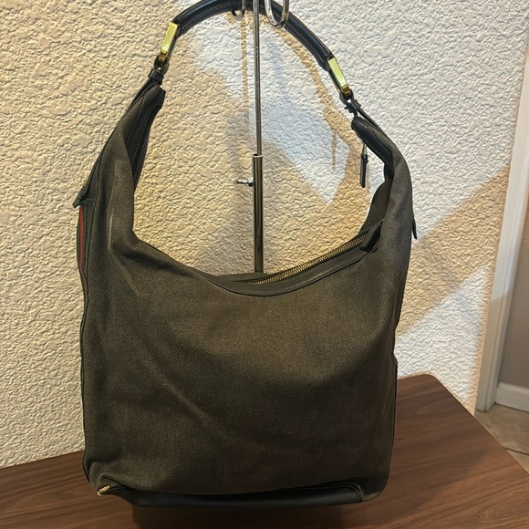 Gucci Cherryline Hobo Denim Bag - Picture 1 of 15